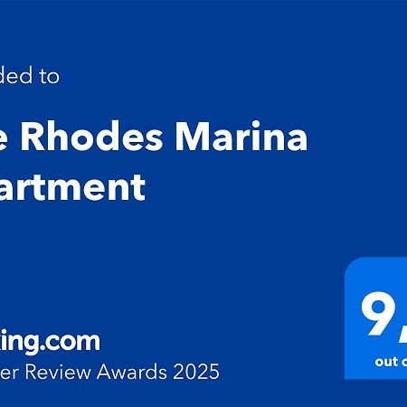 The Rhodes Marina Apartment Rhodes City Exterior foto